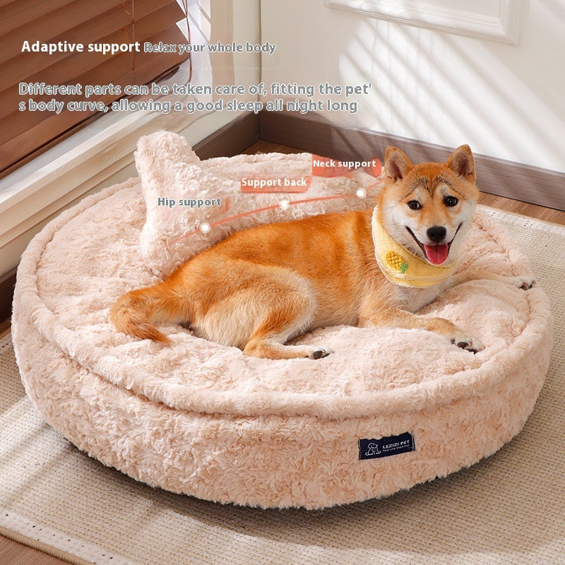 YukiPets Cozy Washable Calming Bed for Dogs and Cats